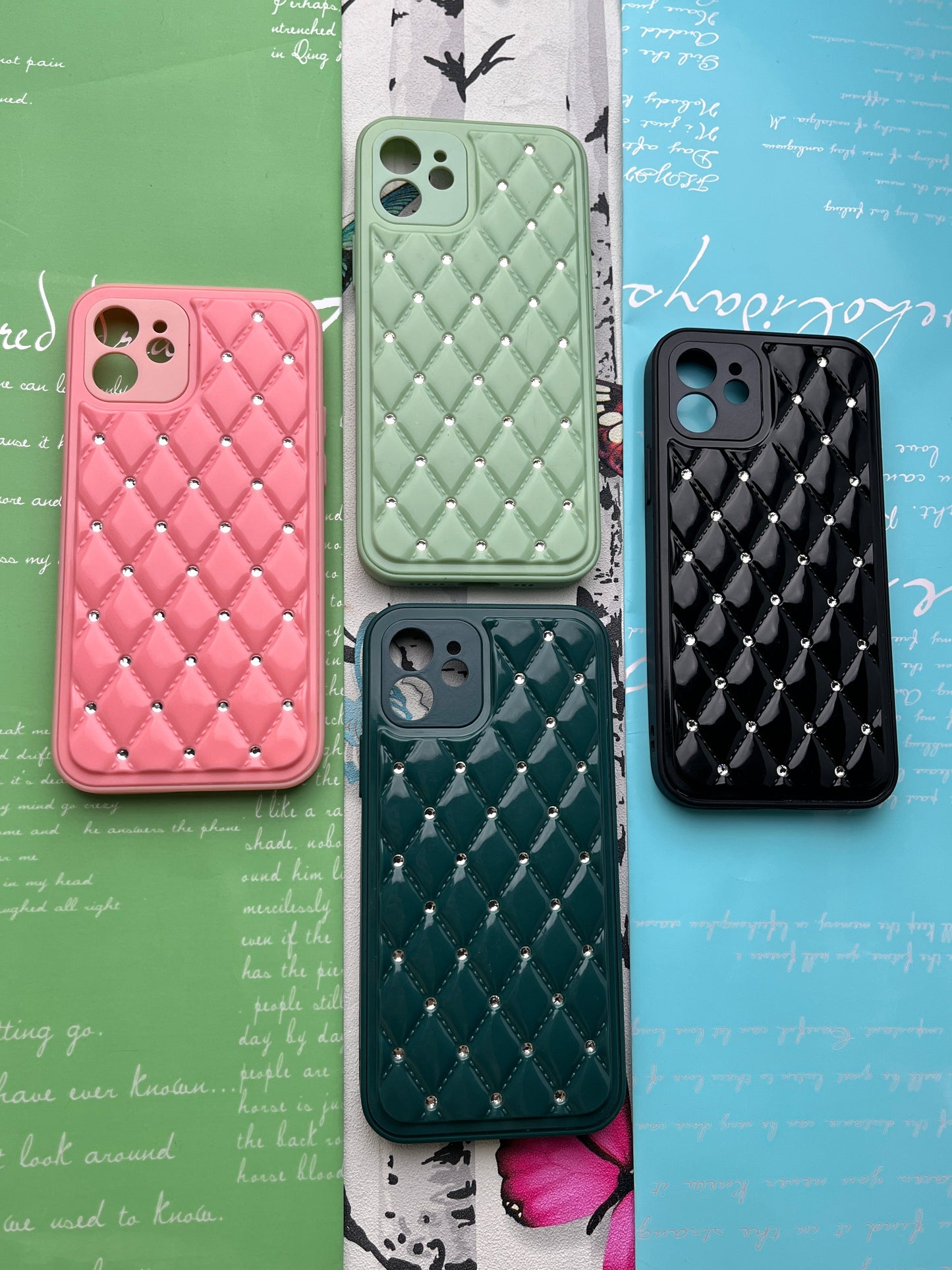 Shiny Square Dotted Dimond Designer Case