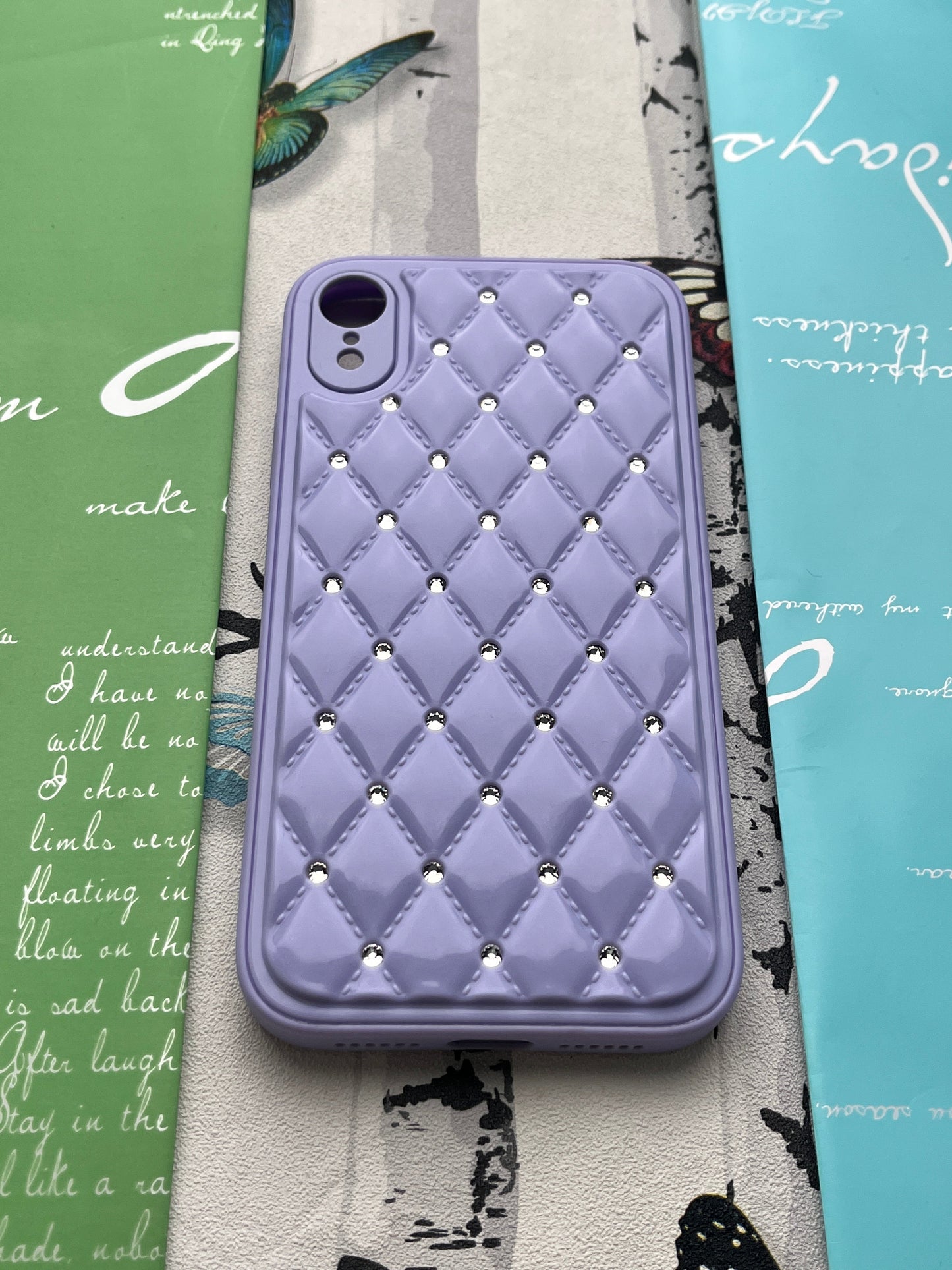 Shiny Square Dotted Dimond Designer Case
