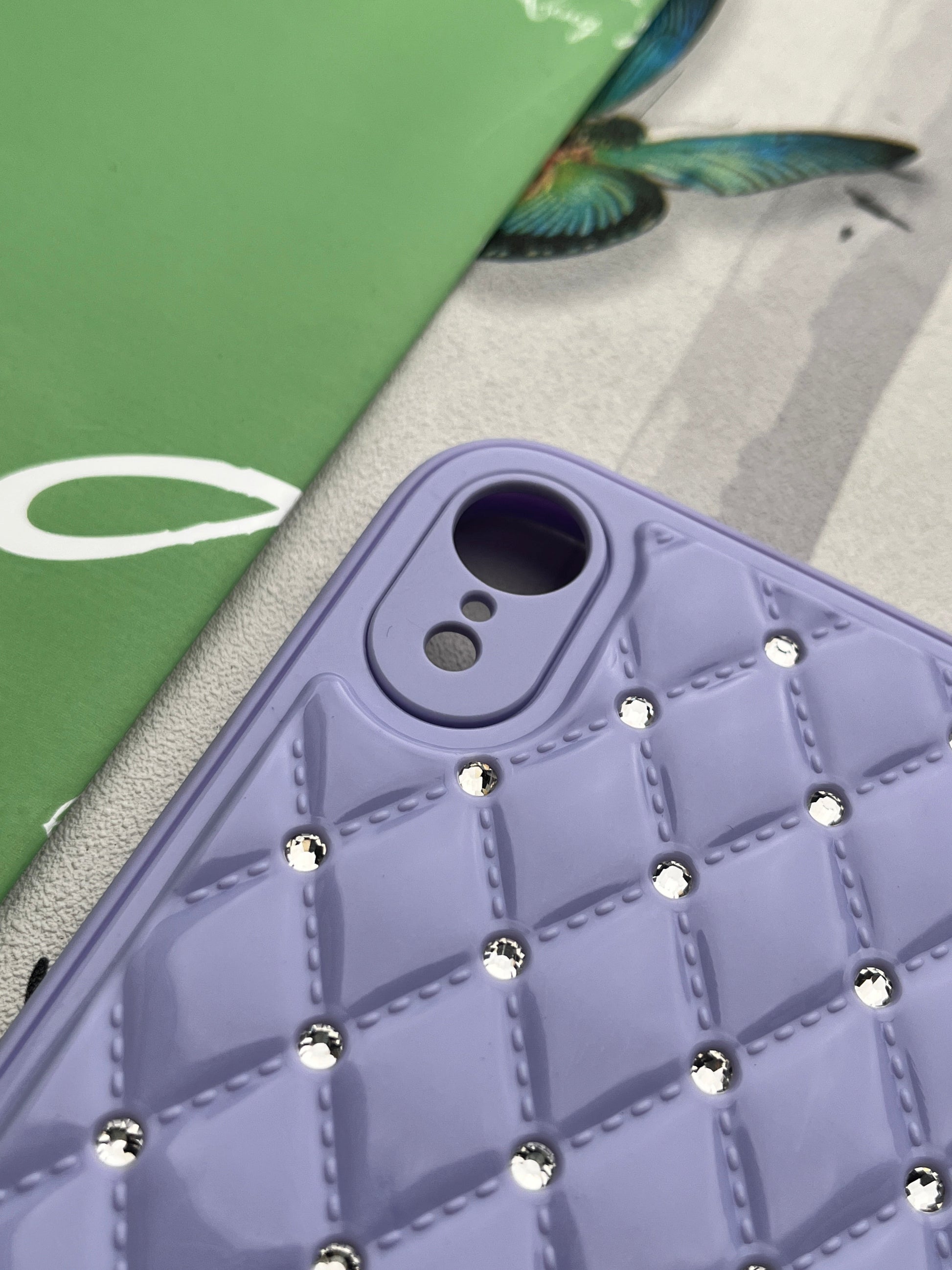 Shiny Square Dotted Dimond Designer Case