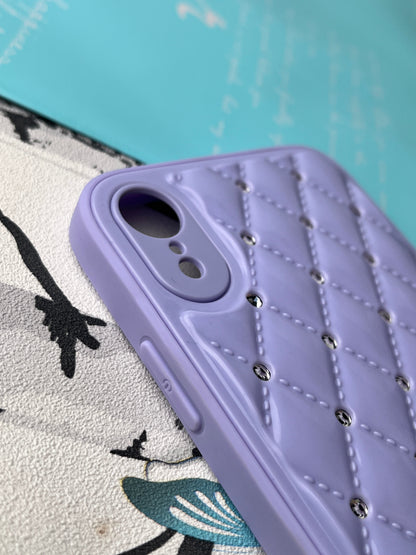 Shiny Square Dotted Dimond Designer Case