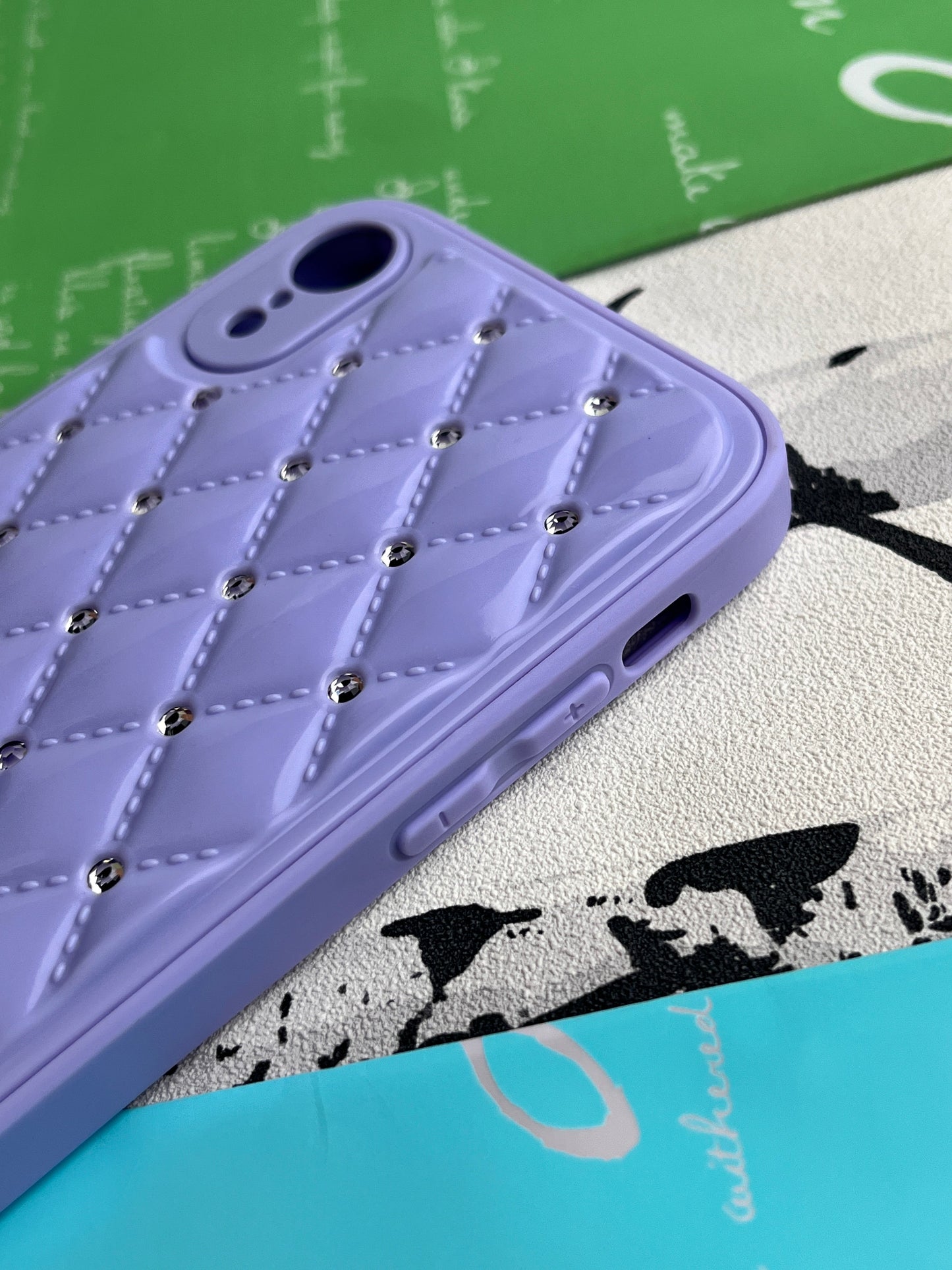 Shiny Square Dotted Dimond Designer Case