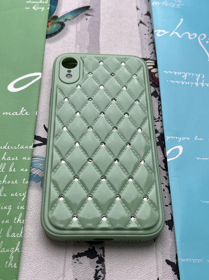 Shiny Square Dotted Dimond Designer Case