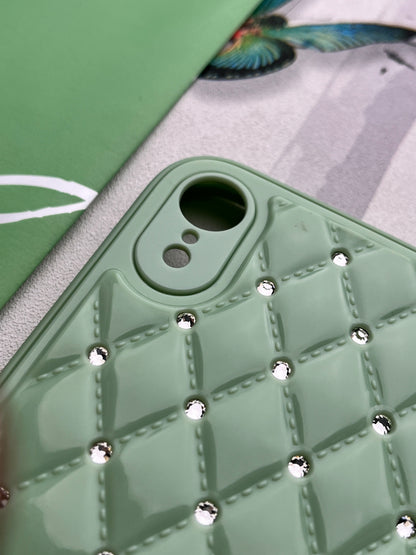 Shiny Square Dotted Dimond Designer Case