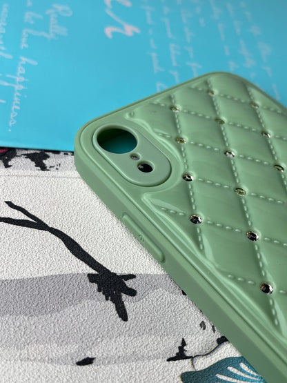 Shiny Square Dotted Dimond Designer Case