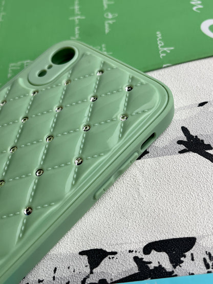 Shiny Square Dotted Dimond Designer Case