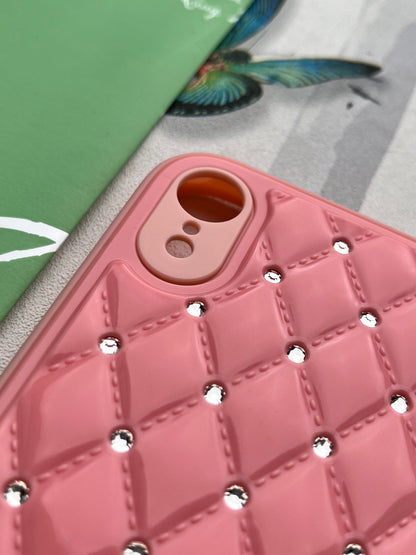 Shiny Square Dotted Dimond Designer Case