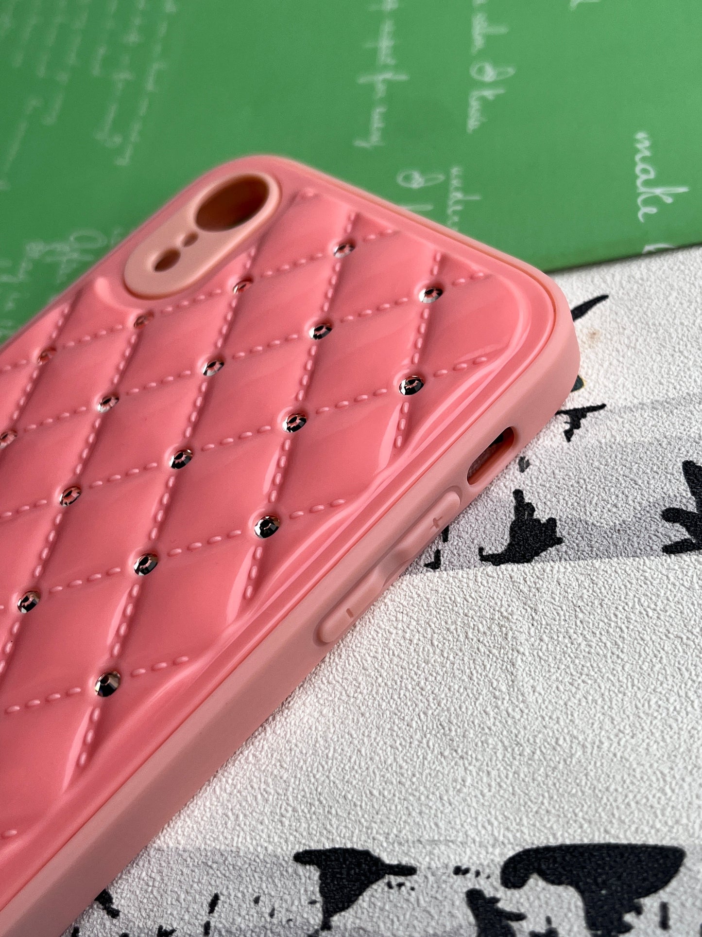 Shiny Square Dotted Dimond Designer Case