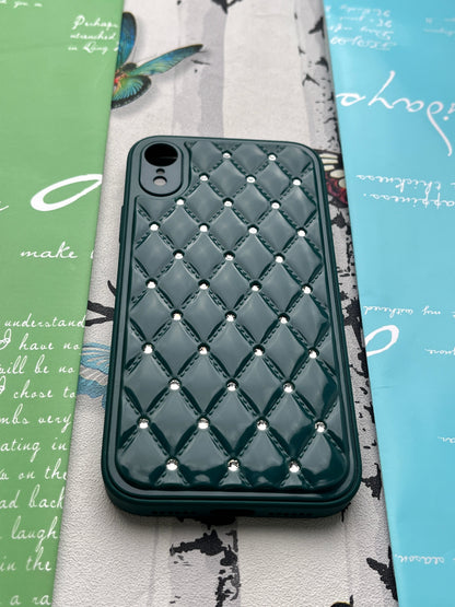 Shiny Square Dotted Dimond Designer Case