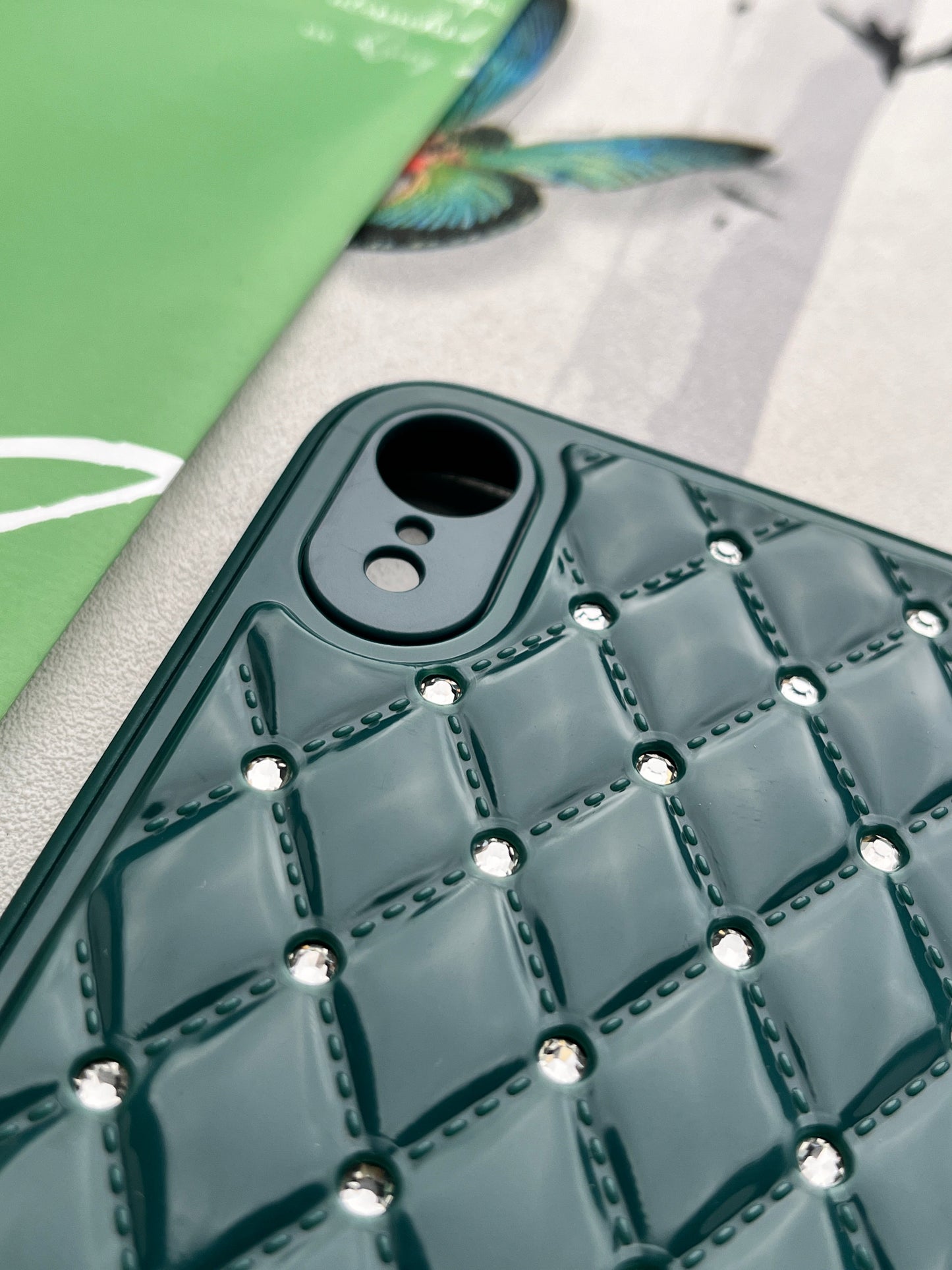 Shiny Square Dotted Dimond Designer Case