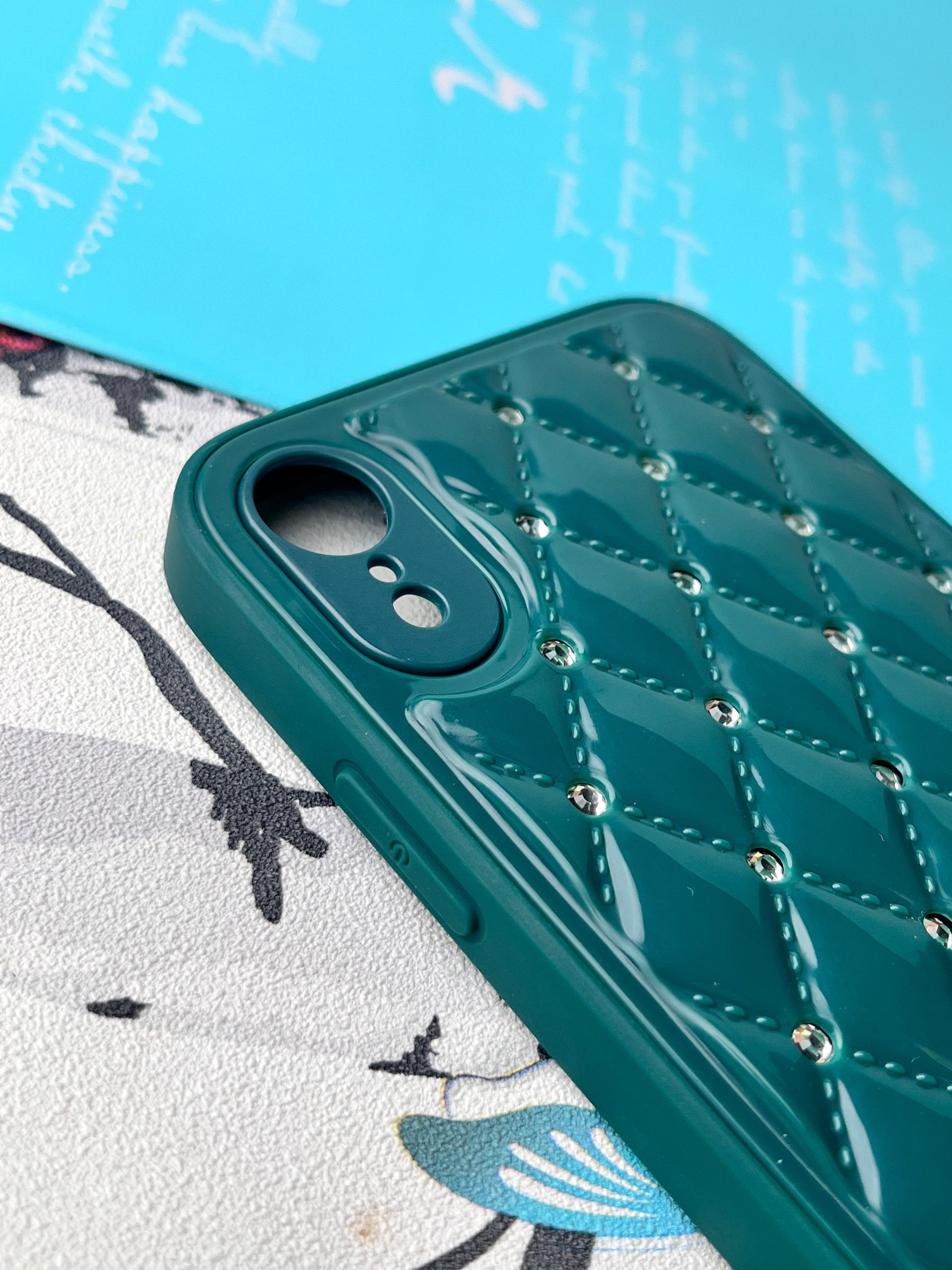 Shiny Square Dotted Dimond Designer Case