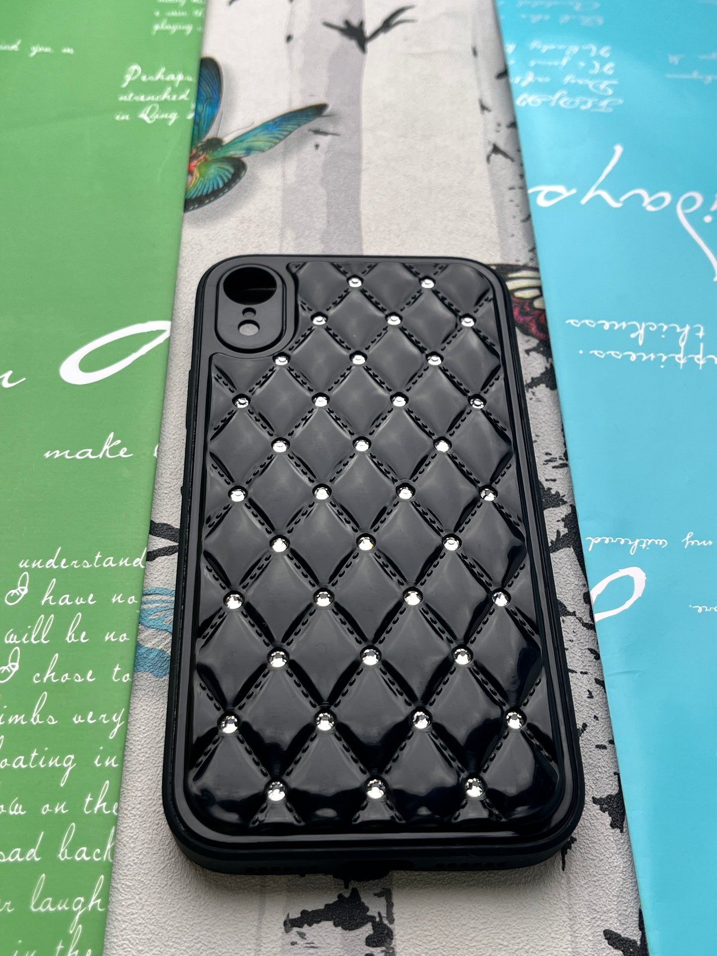 Shiny Square Dotted Dimond Designer Case