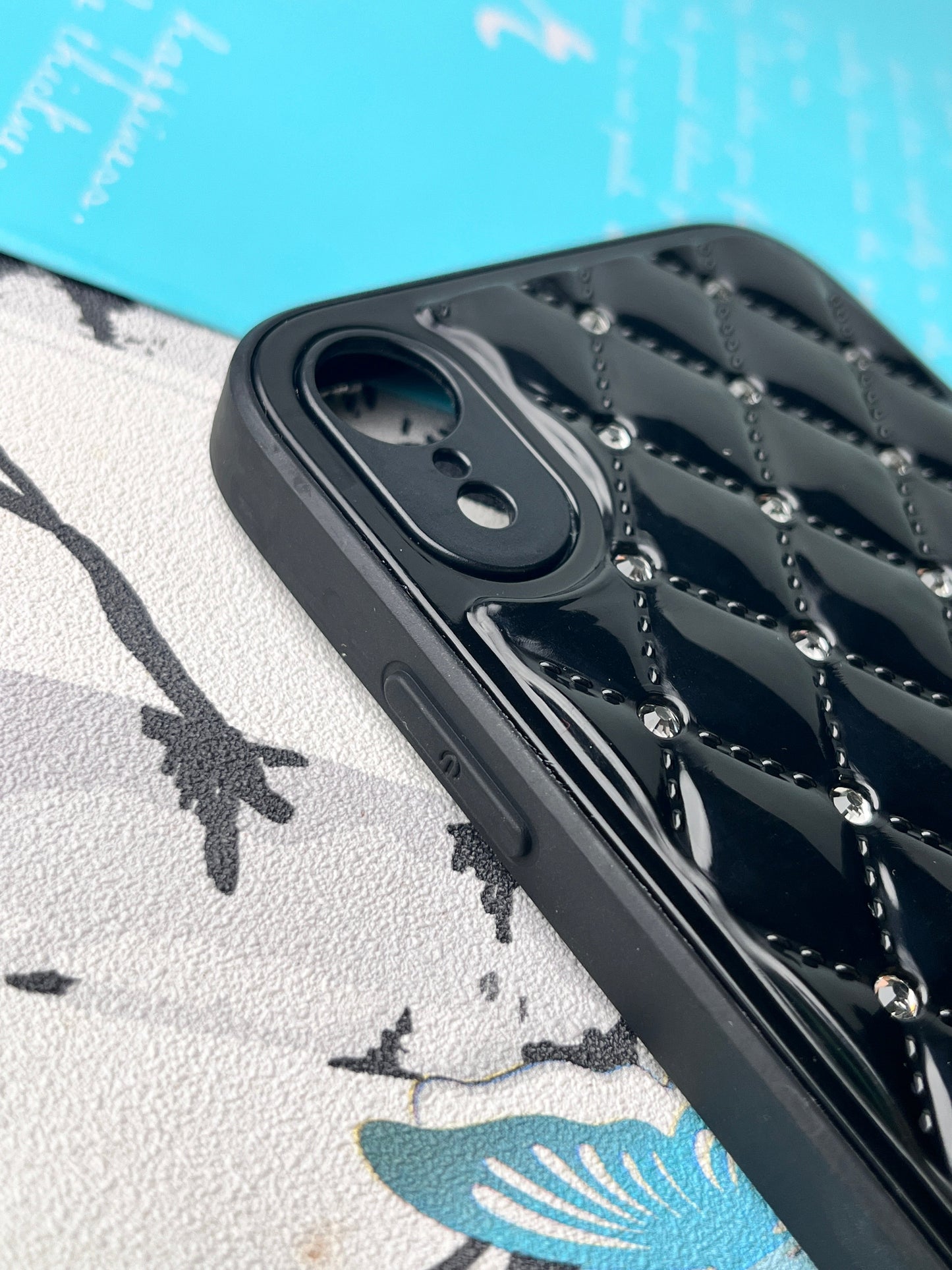 Shiny Square Dotted Dimond Designer Case