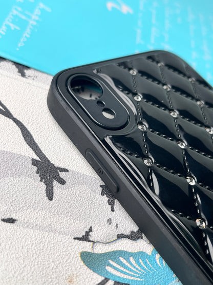 Shiny Square Dotted Dimond Designer Case