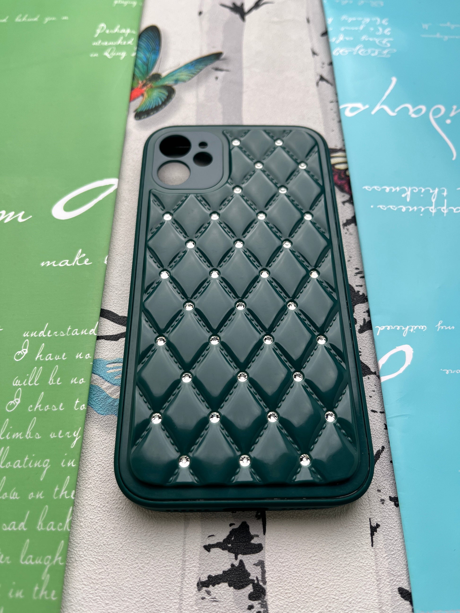 Shiny Square Dotted Dimond Designer Case