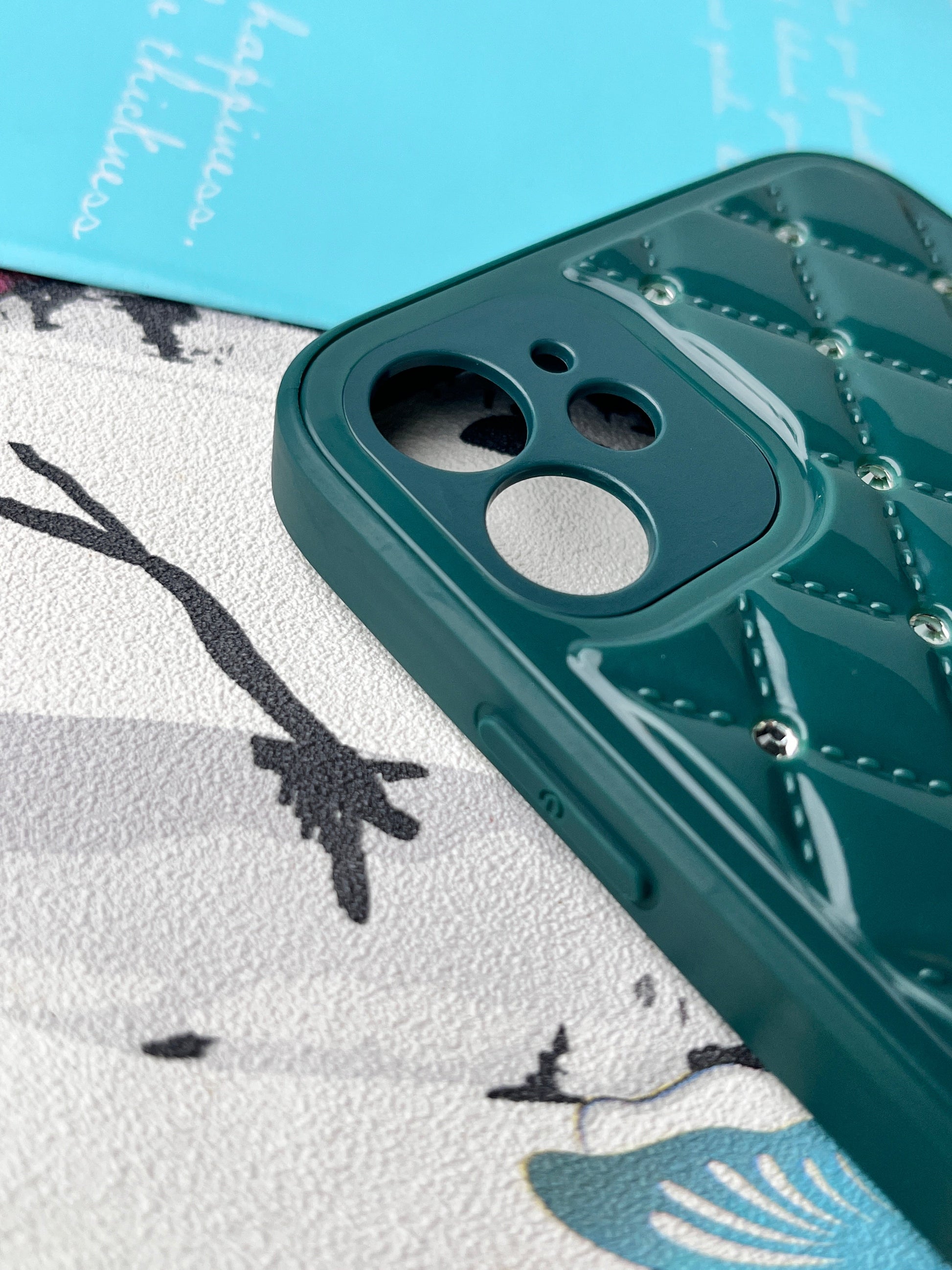 Shiny Square Dotted Dimond Designer Case