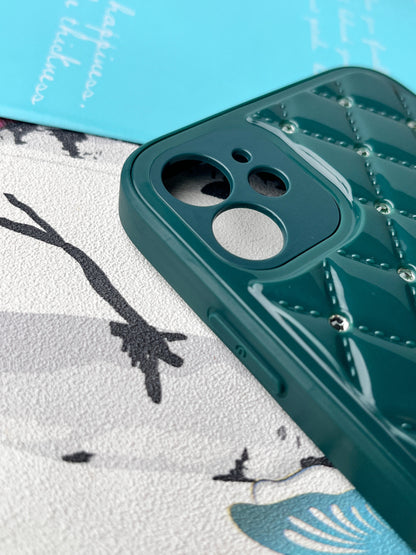 Shiny Square Dotted Dimond Designer Case