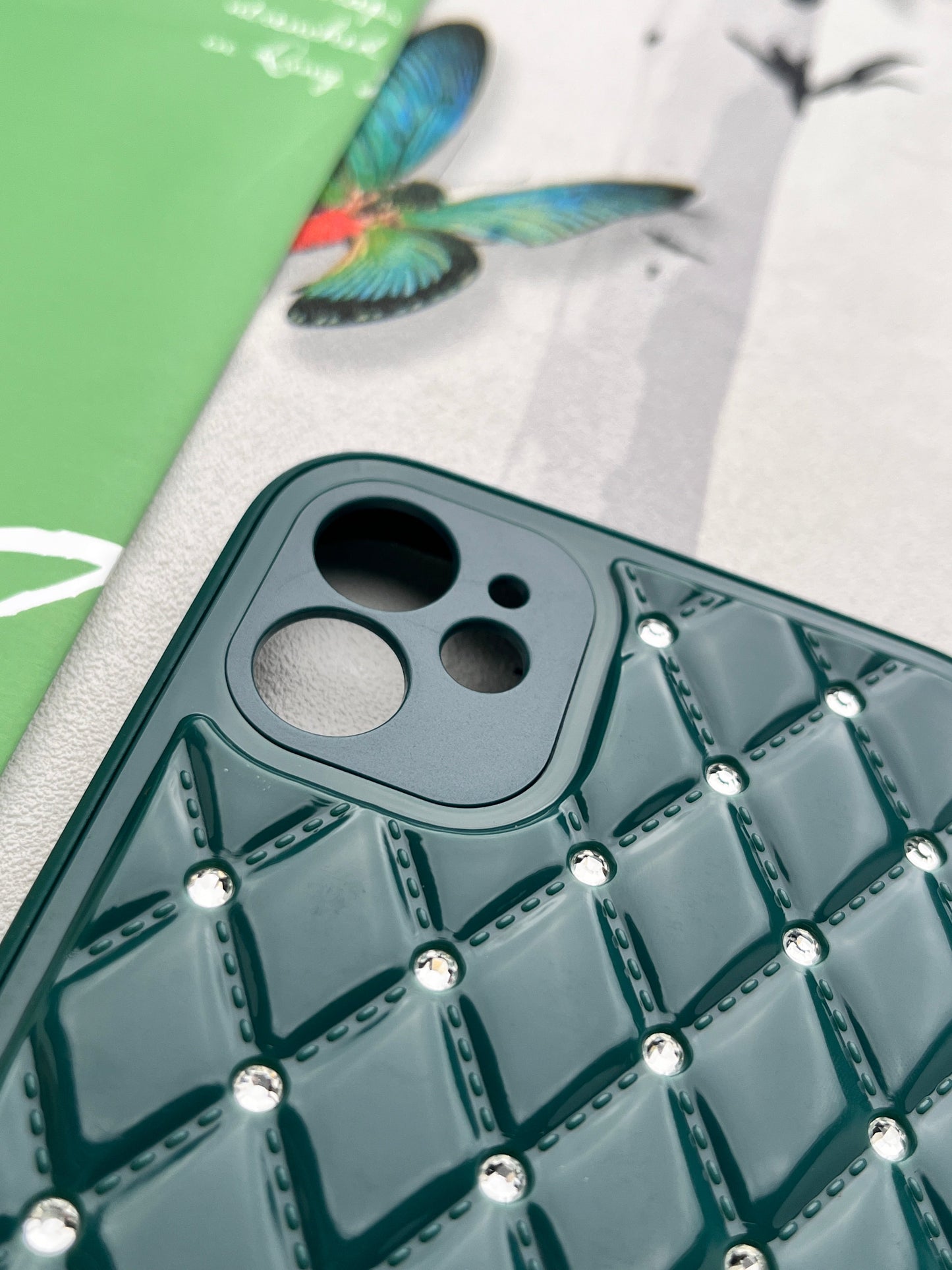 Shiny Square Dotted Dimond Designer Case