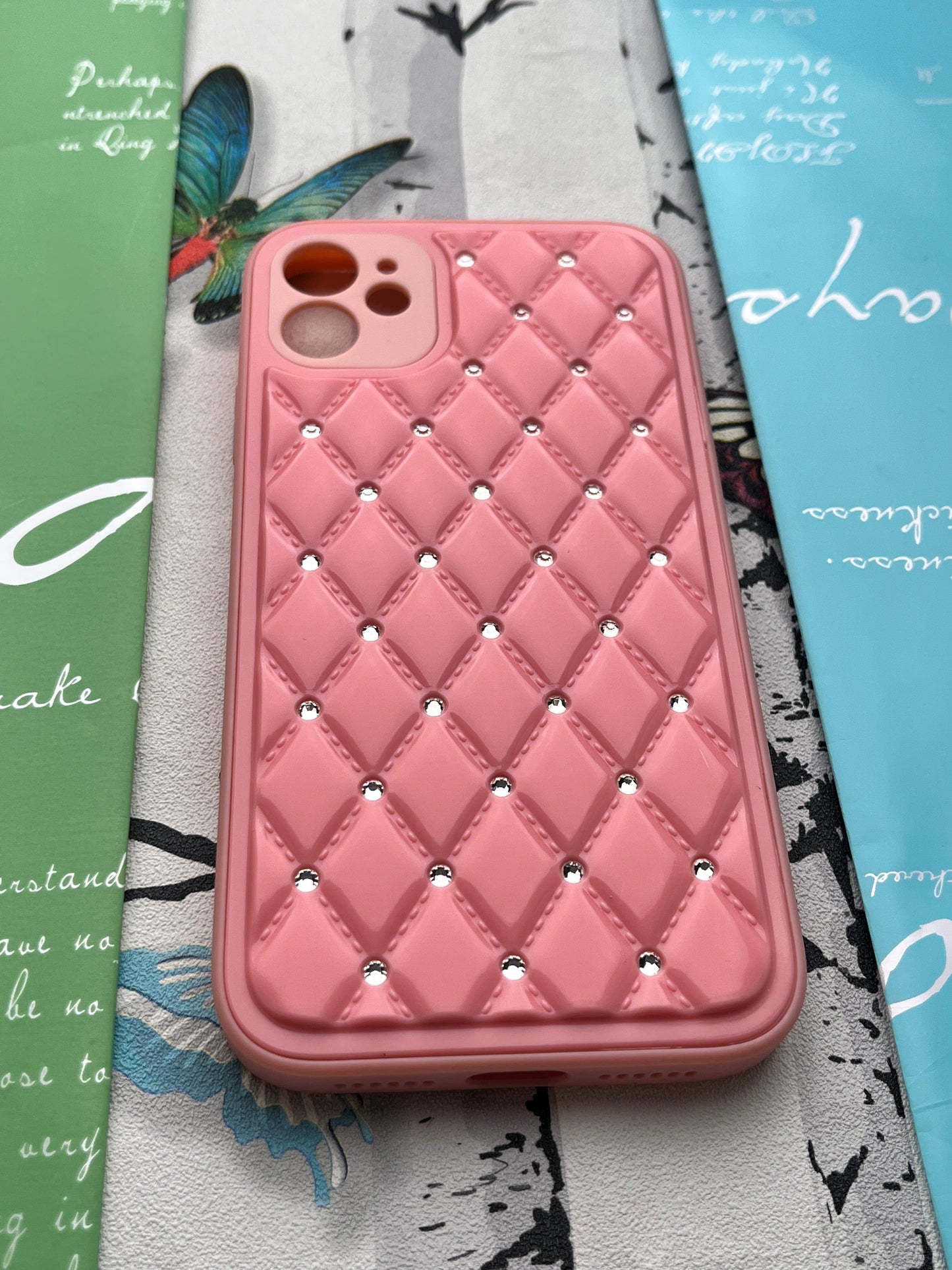 Shiny Square Dotted Dimond Designer Case