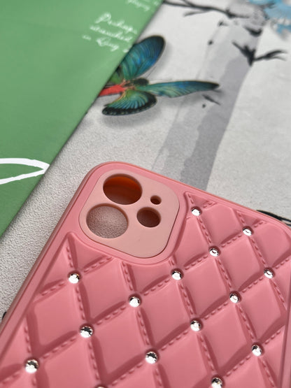 Shiny Square Dotted Dimond Designer Case