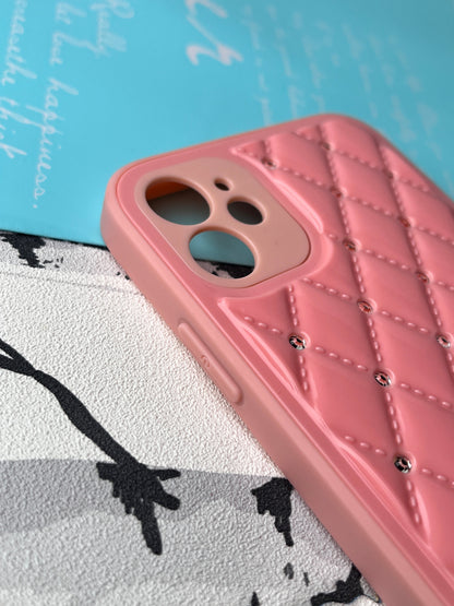 Shiny Square Dotted Dimond Designer Case