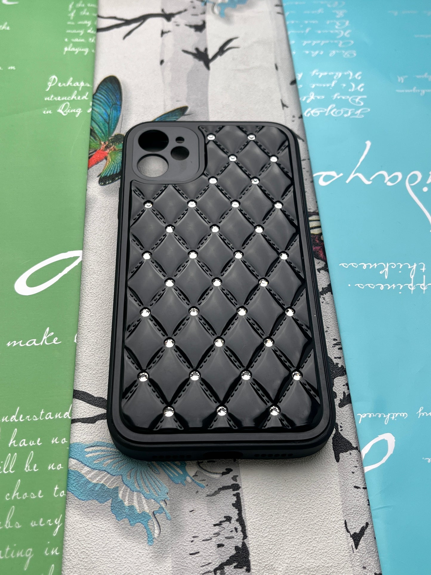 Shiny Square Dotted Dimond Designer Case