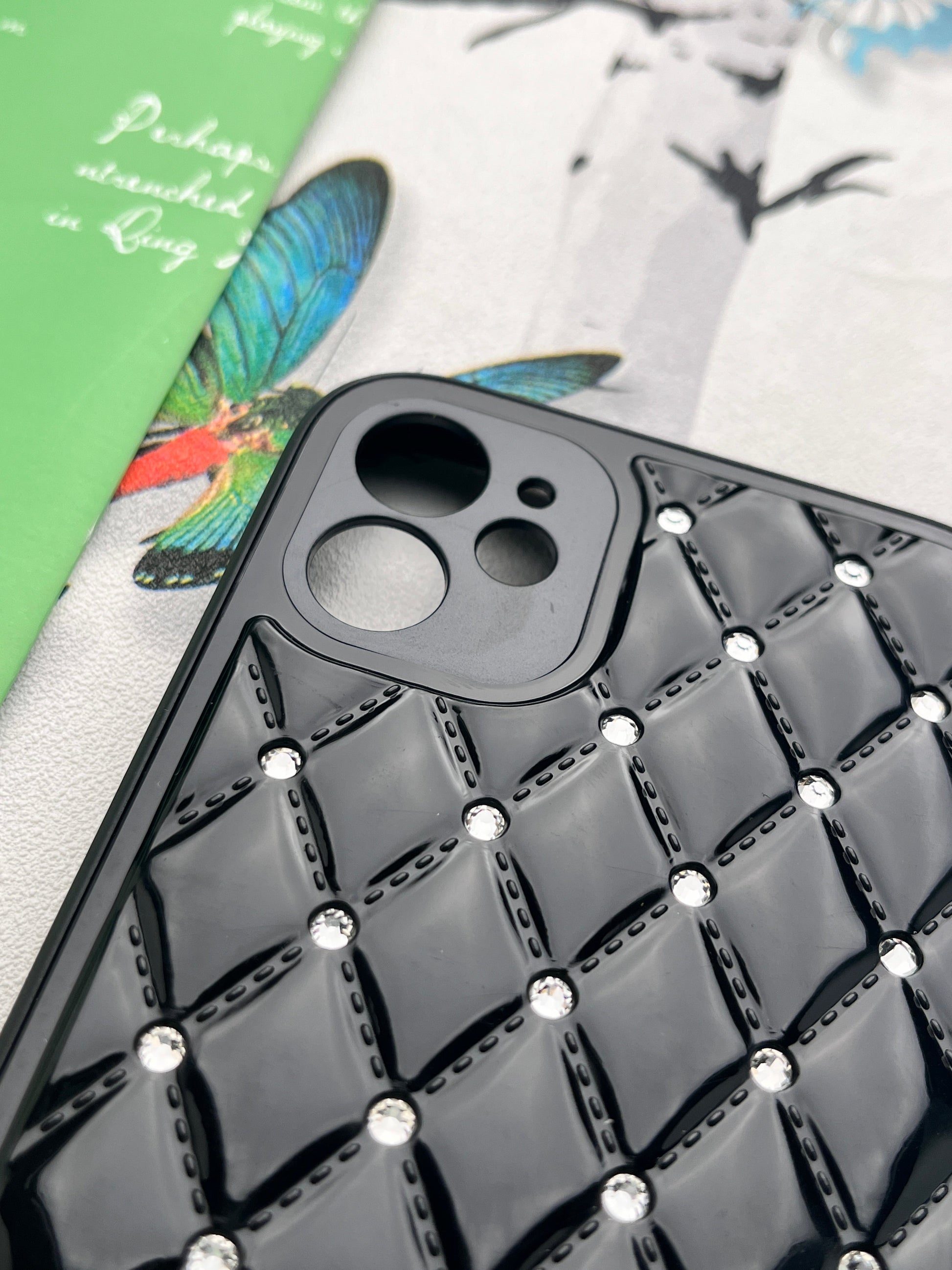 Shiny Square Dotted Dimond Designer Case