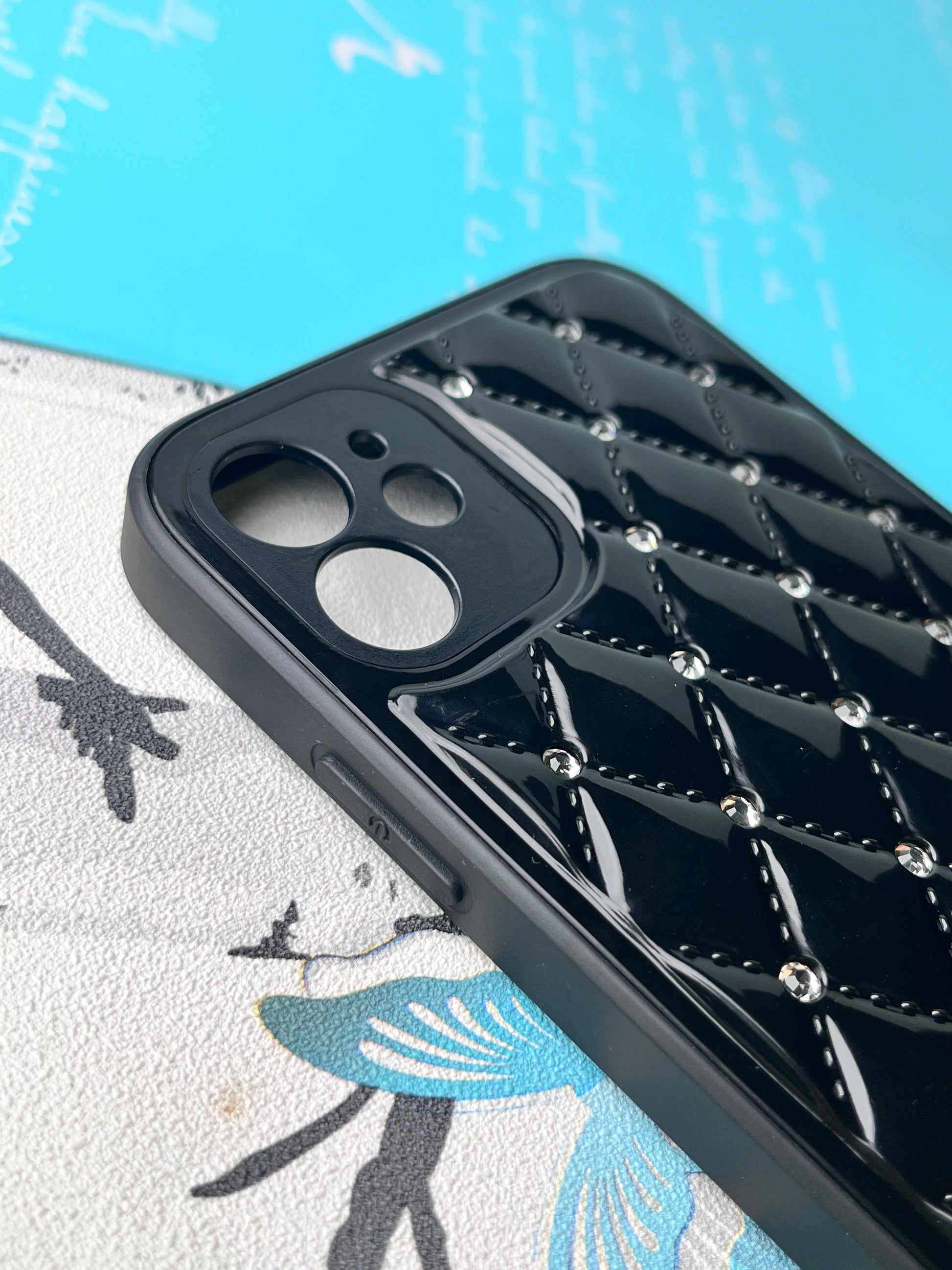 Shiny Square Dotted Dimond Designer Case