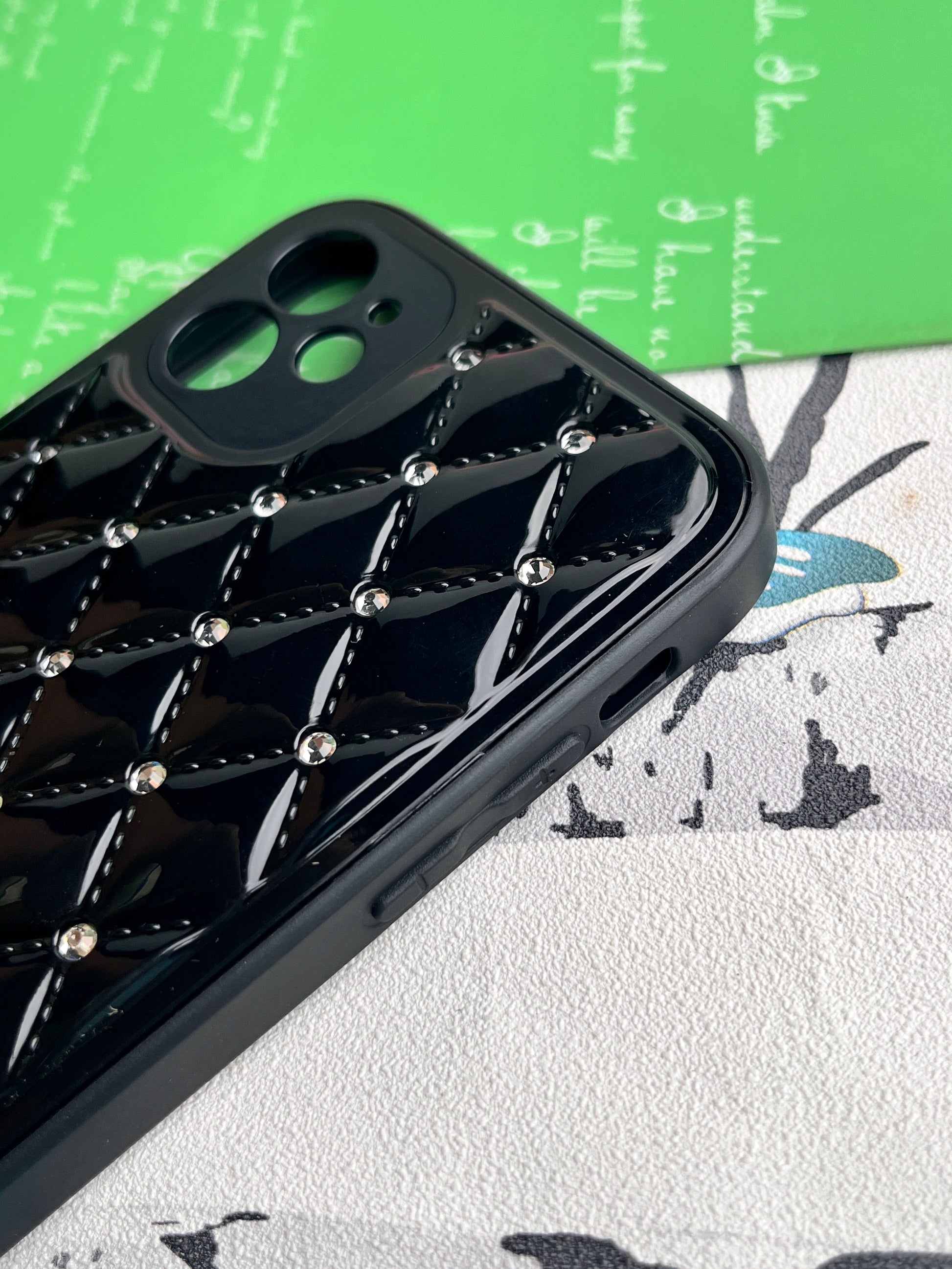 Shiny Square Dotted Dimond Designer Case