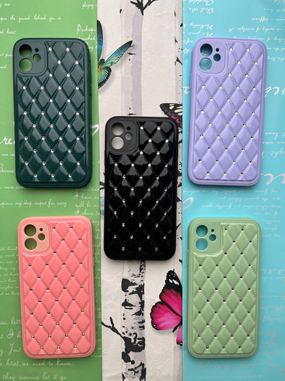 Shiny Square Dotted Dimond Designer Case