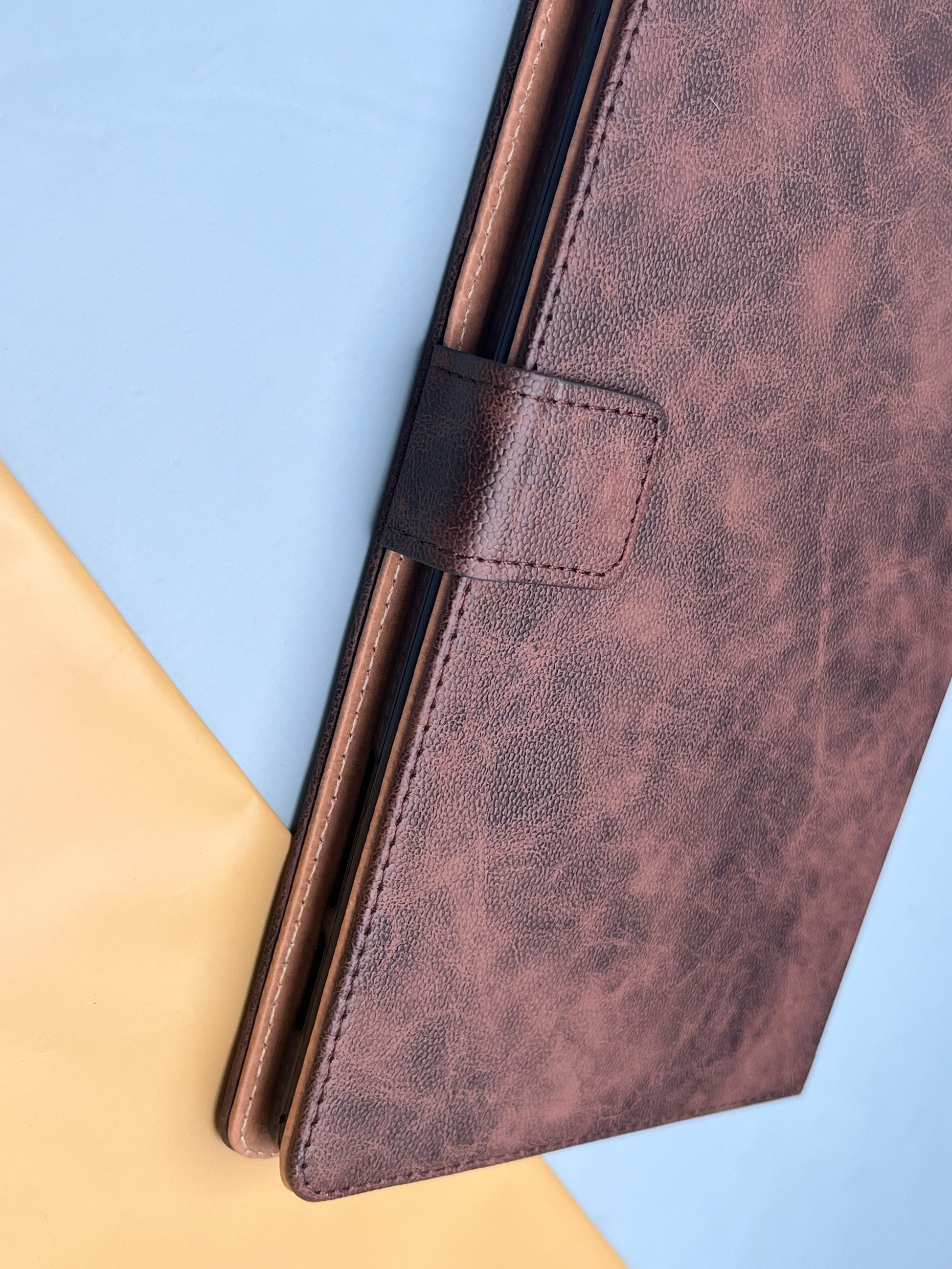 Protective Leather Case with Viewing Stand and Card Slots Flip Cover