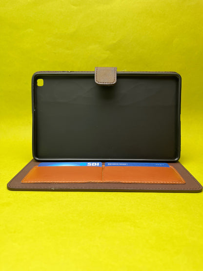 Protective Leather Case with Viewing Stand and Card Slots Flip Cover