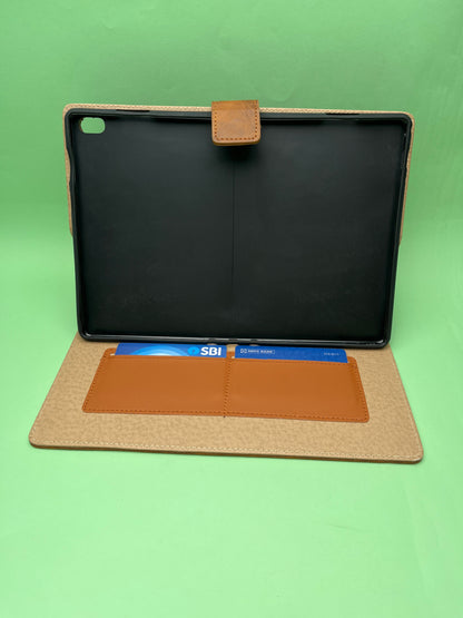 Protective Leather Case with Viewing Stand and Card Slots Flip Cover