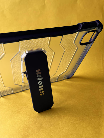 Wlons Rugged Armor Drop Resistance Back Case with Kickstand case