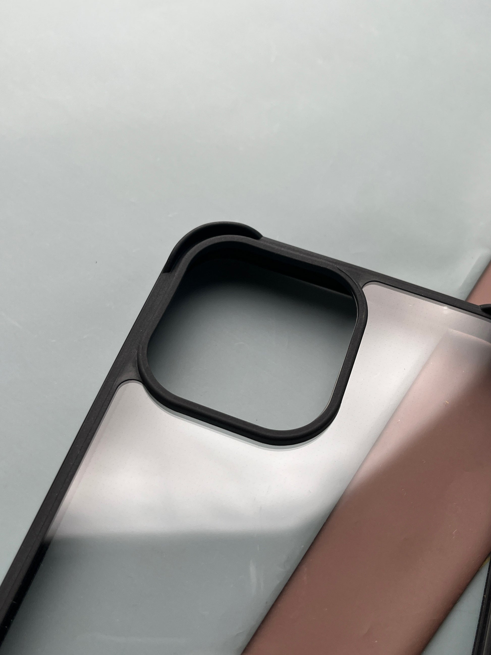 Meephone Black simple fashion intelligent protection case for iPhone