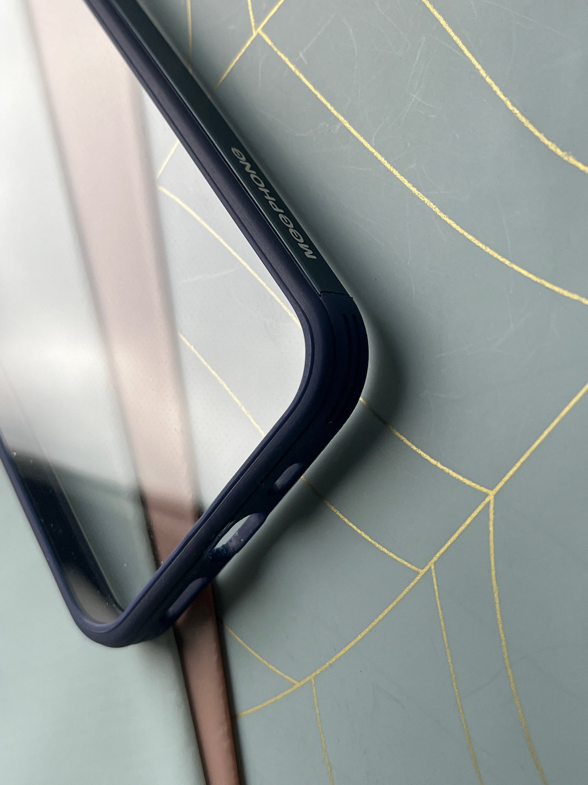 Meephone Blue simple fashion intelligent protection case for iPhone