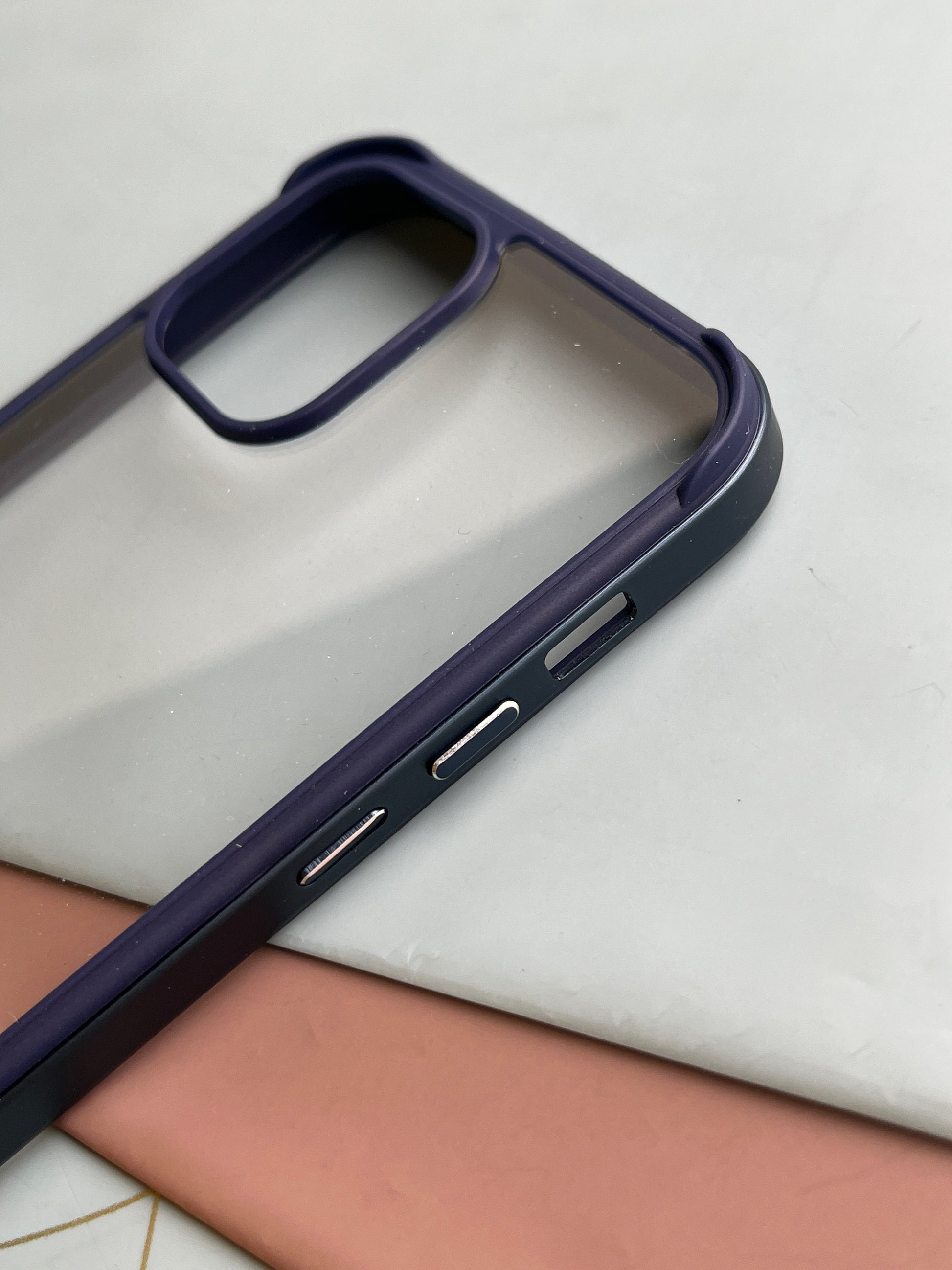 Meephone Blue simple fashion intelligent protection case for iPhone