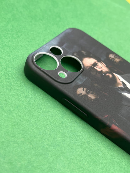 Money Heist Silicon Case Inside Velvet Finish For iPhone 13 Mini | mhs