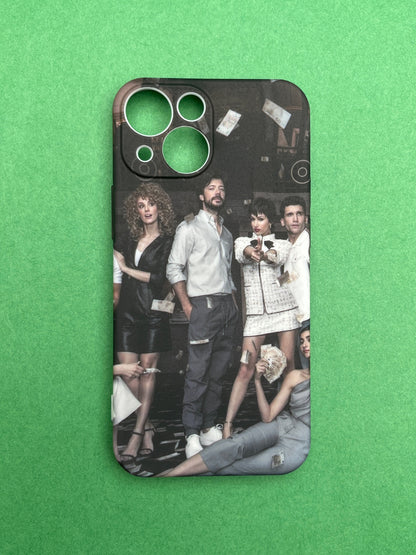 Money Heist Silicon Case Inside Velvet Finish For iPhone 13 Mini | mhs