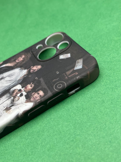 Money Heist Silicon Case Inside Velvet Finish For iPhone 13 Mini | mhs