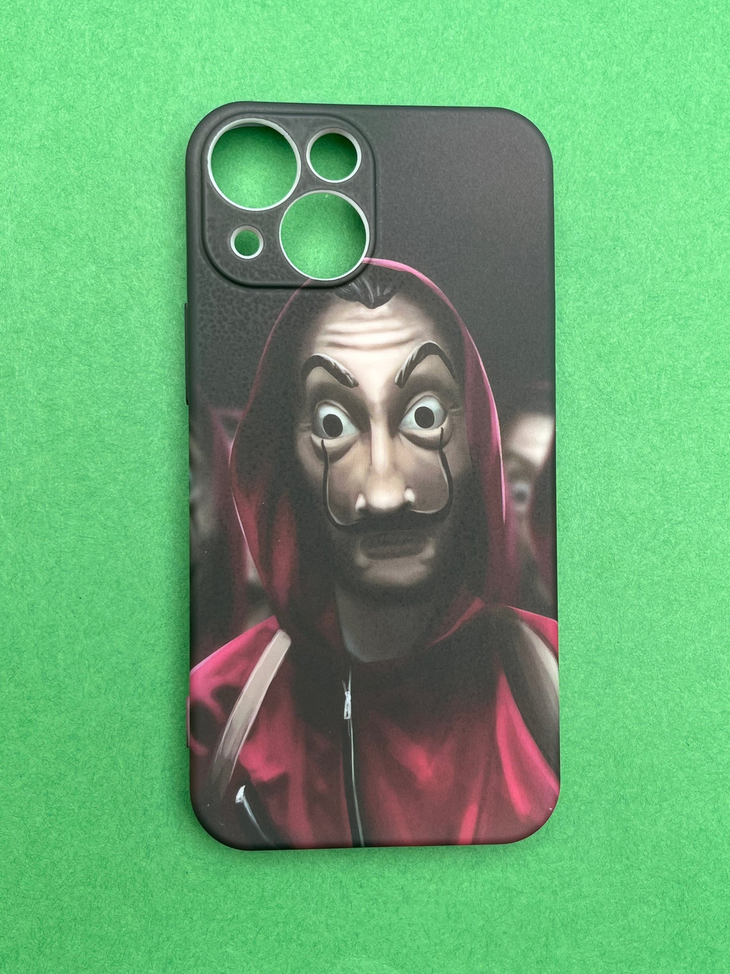 Money Heist Silicon Case Inside Velvet Finish For iPhone 13 Mini | mhs