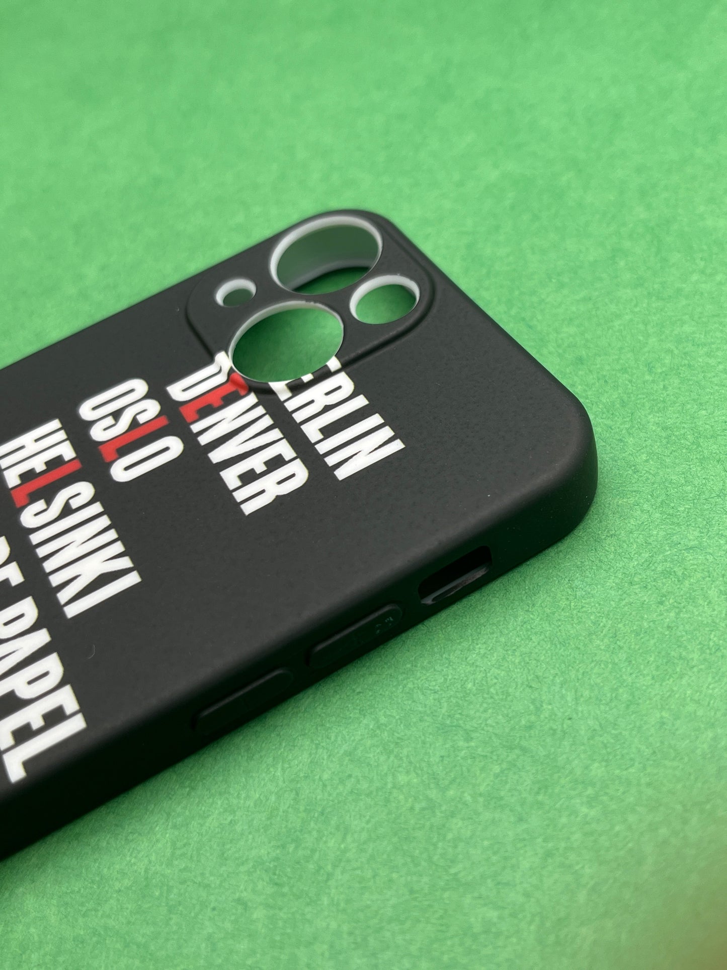 Money Heist Silicon Case Inside Velvet Finish For iPhone 13 Mini | mhs