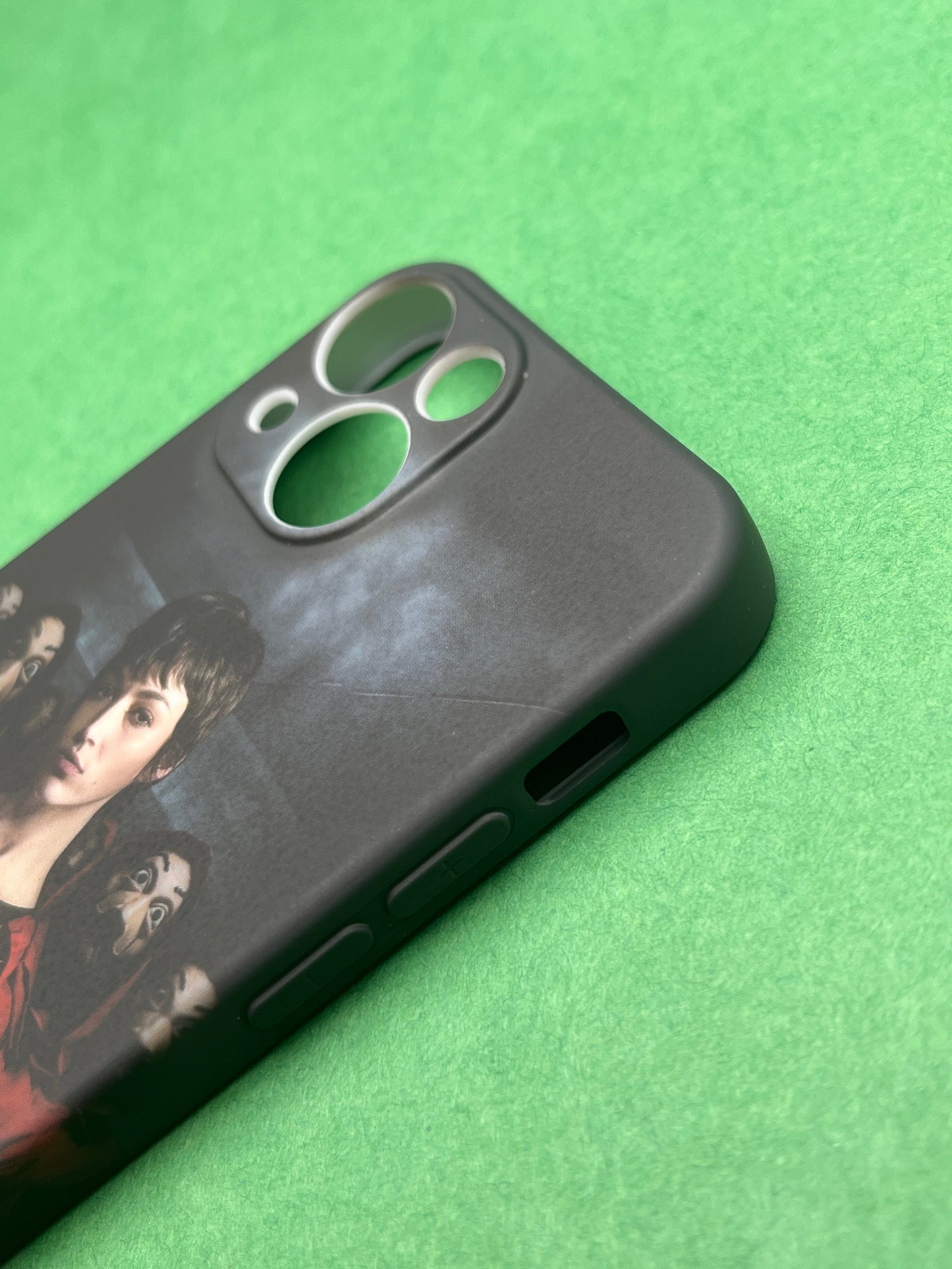 Money Heist Silicon Case Inside Velvet Finish For iPhone 13 Mini | mhs