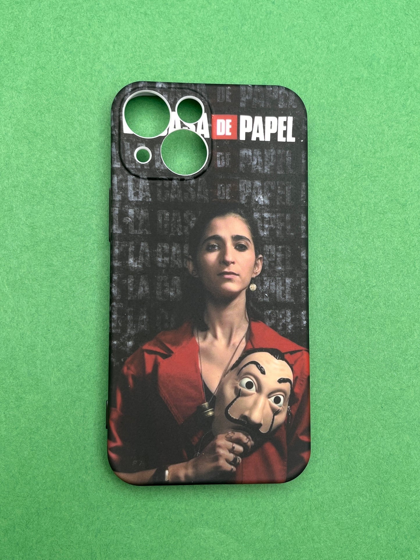 Money Heist Silicon Case Inside Velvet Finish For iPhone 13 Mini | mhs