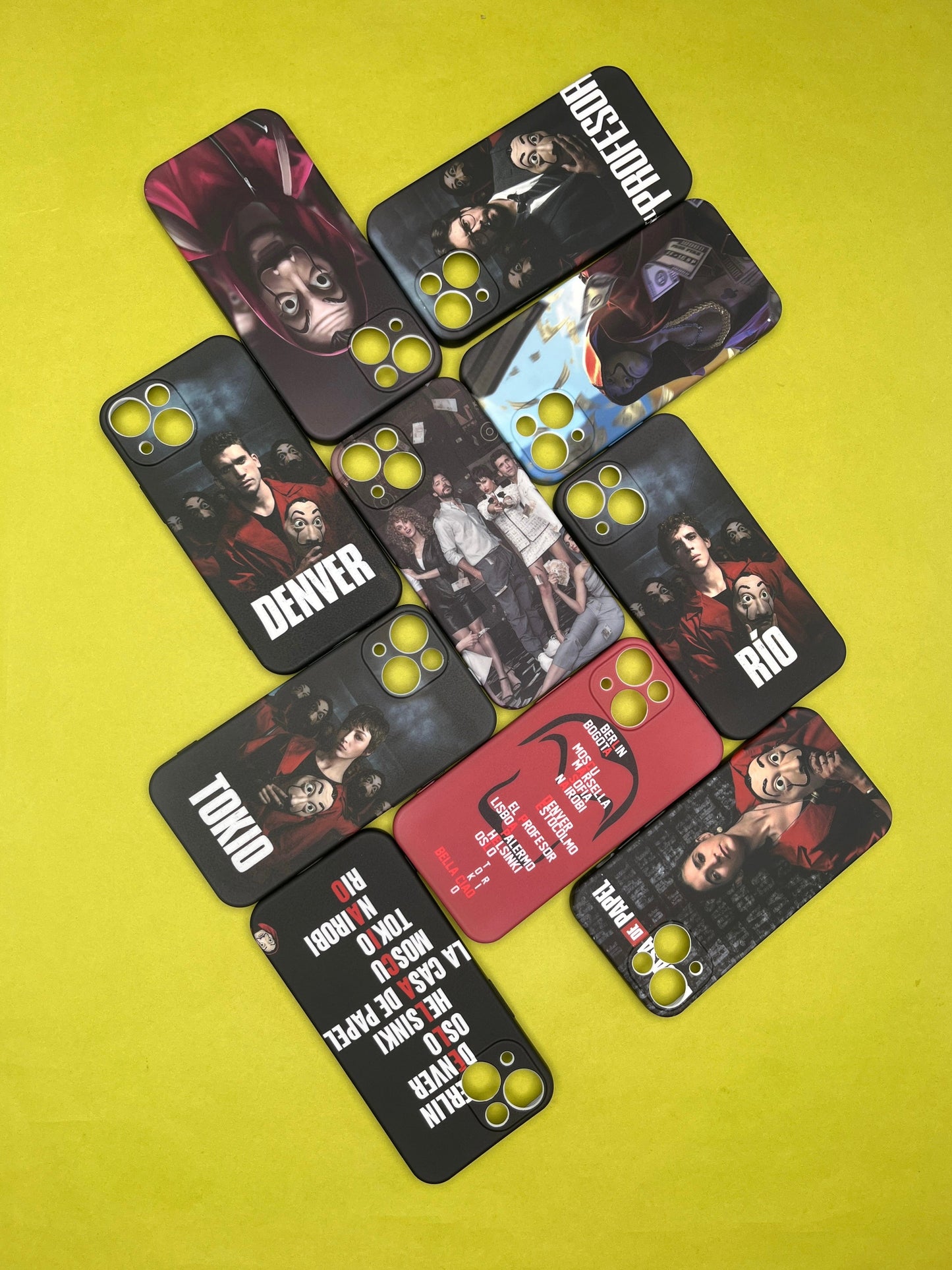 Money Heist Silicon Case Inside Velvet Finish For iPhone 13 Mini | mhs