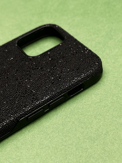 QY Black Glitter Bling Sequin Cover For 12 Mini