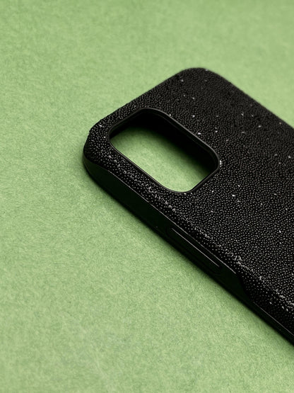 QY Black Glitter Bling Sequin Cover For 12 Mini