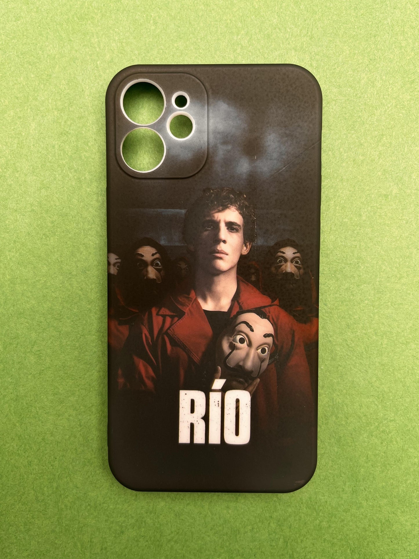 Money Heist Silicon Case Inside Velvet Finish For 12 Mini | mhs