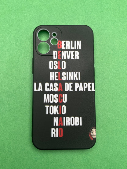 Money Heist Silicon Case Inside Velvet Finish For 12 Mini | mhs