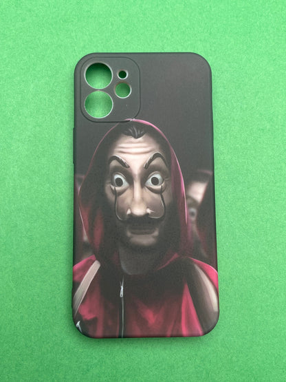 Money Heist Silicon Case Inside Velvet Finish For 12 Mini | mhs