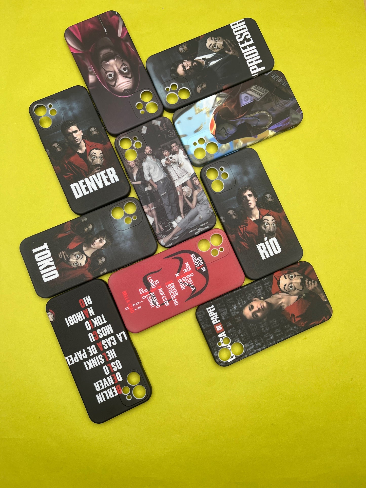 Money Heist Silicon Case Inside Velvet Finish For 12 Mini | mhs